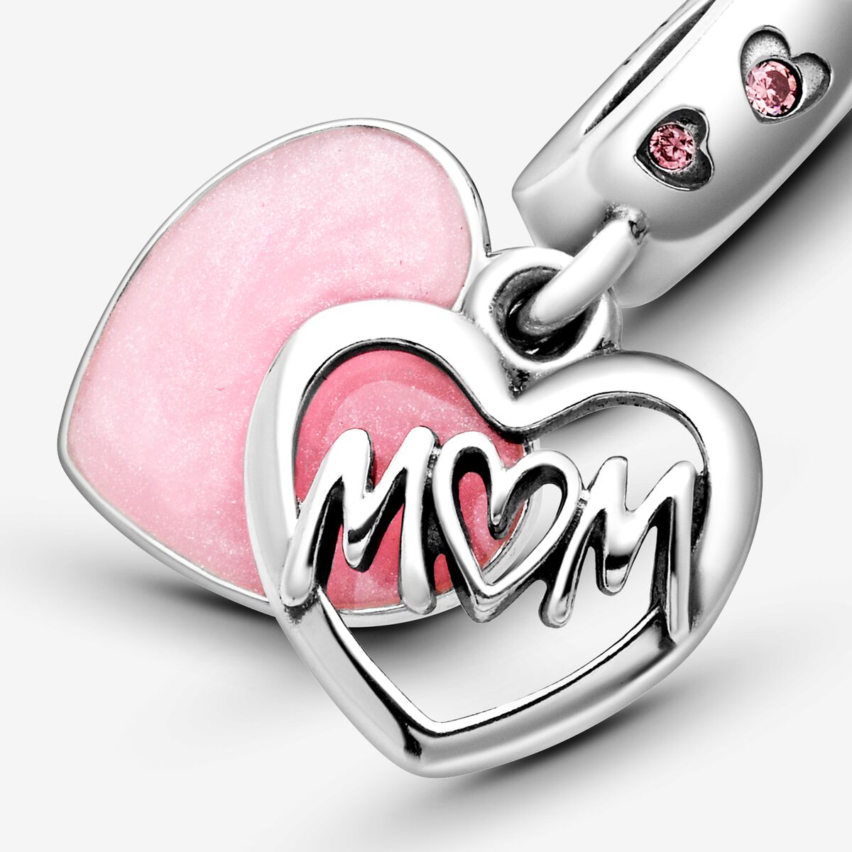 Charm Colgante Corazon Mom