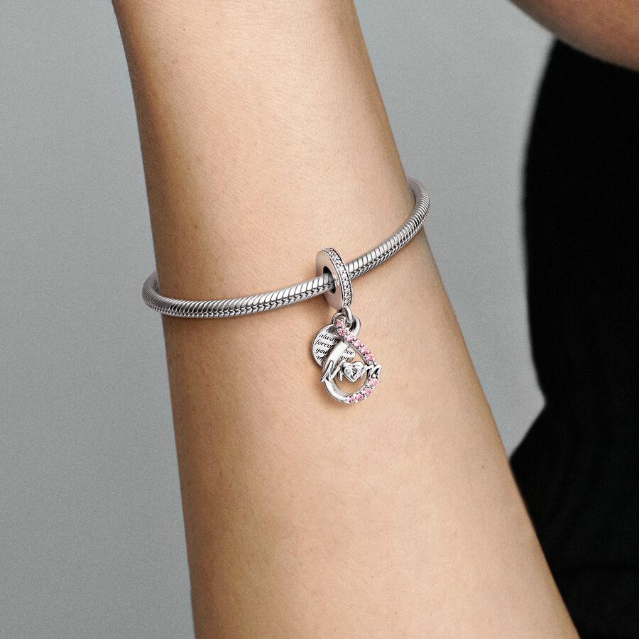 Charm Colgante Doble Mama Infinito