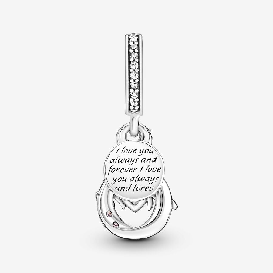 Charm Colgante Doble Mama Infinito