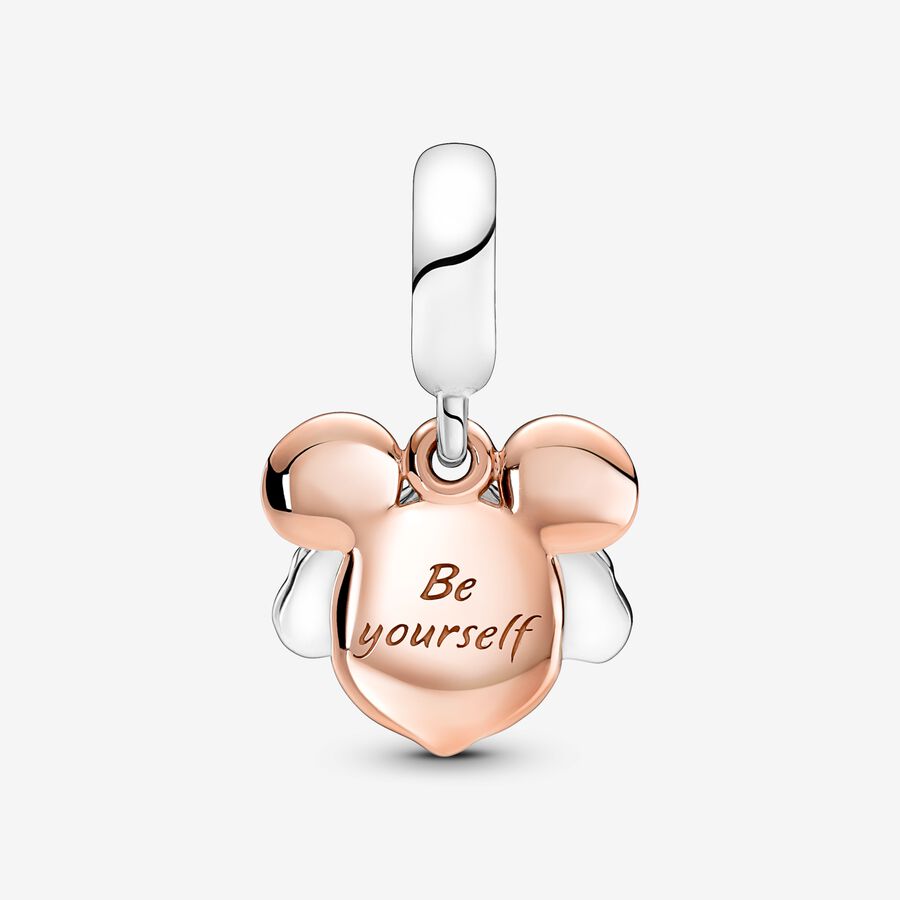 Charm Colgante Doble Mickey Mouse De Disney