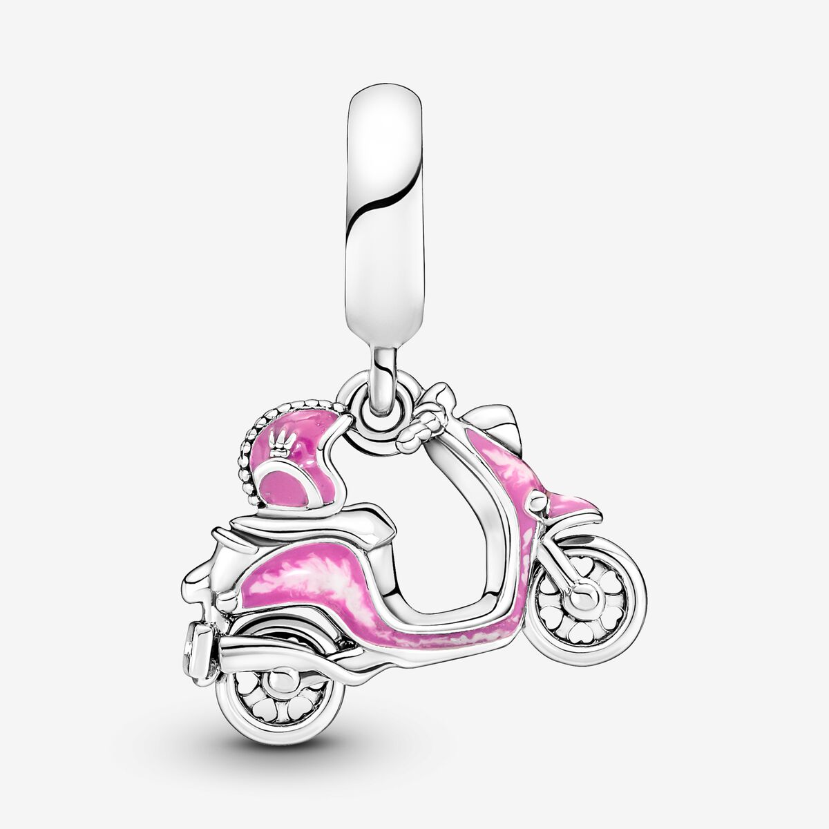 Charm Colgante Scooter Rosa