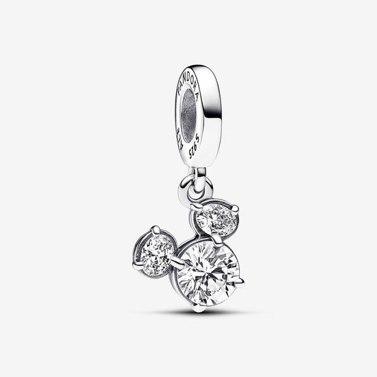 Charm Colgante Silueta Cabeza Brillante Mickey Mause