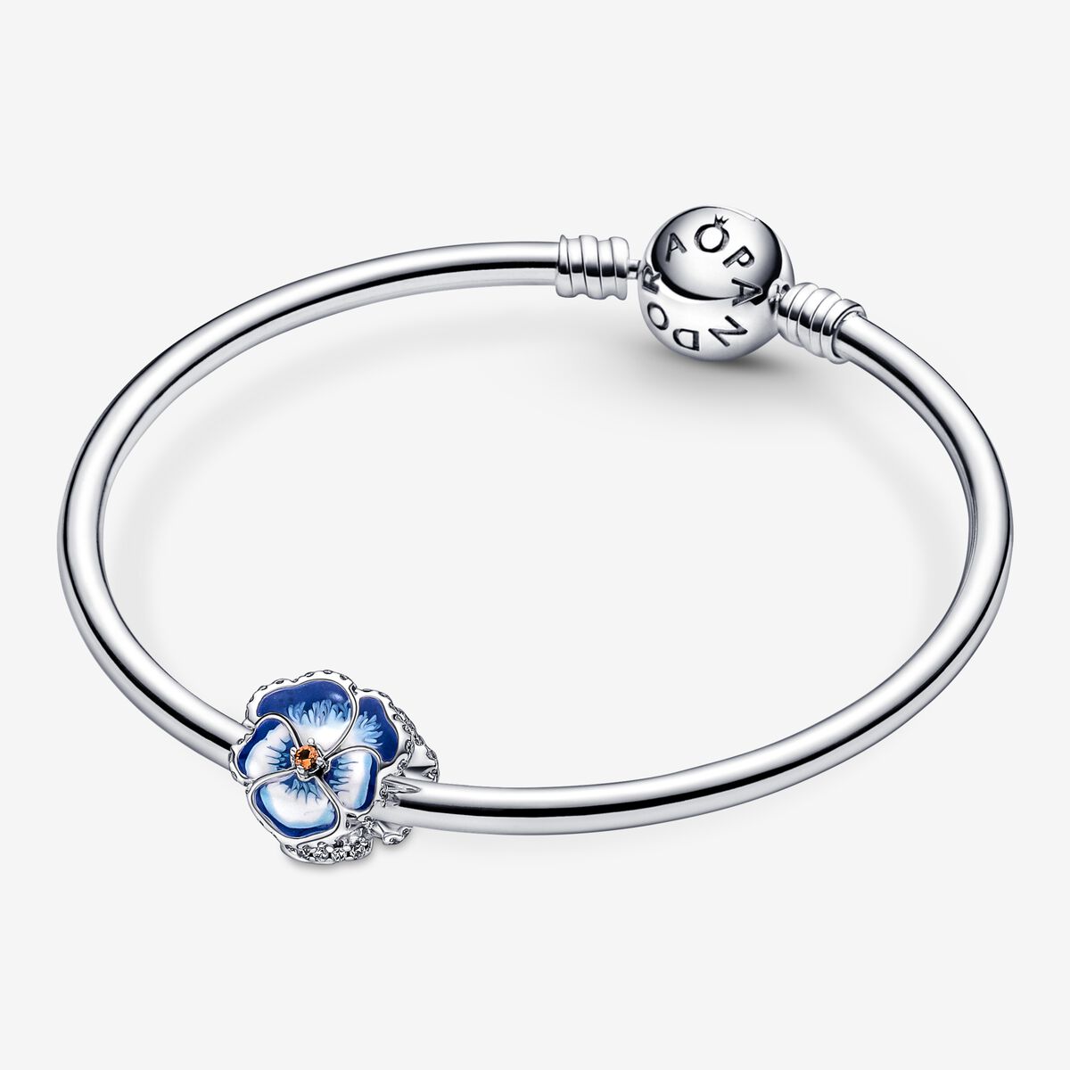 Charm Flor Pensamiento Azul