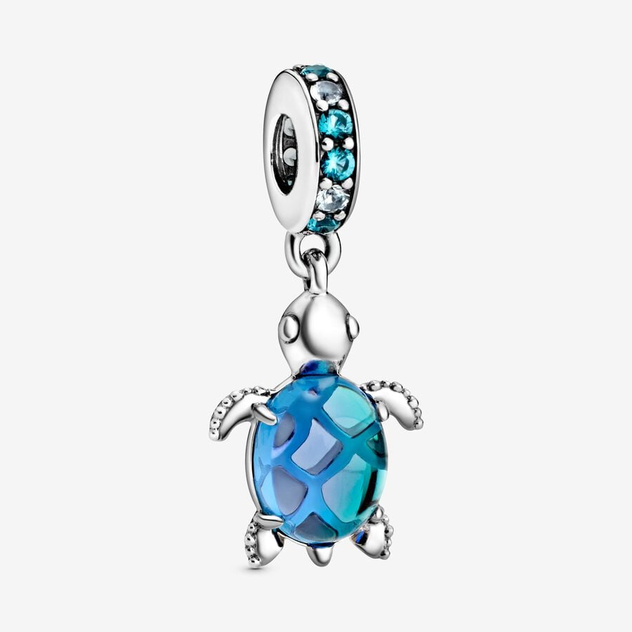 Charm Colgante Tortuga Azul