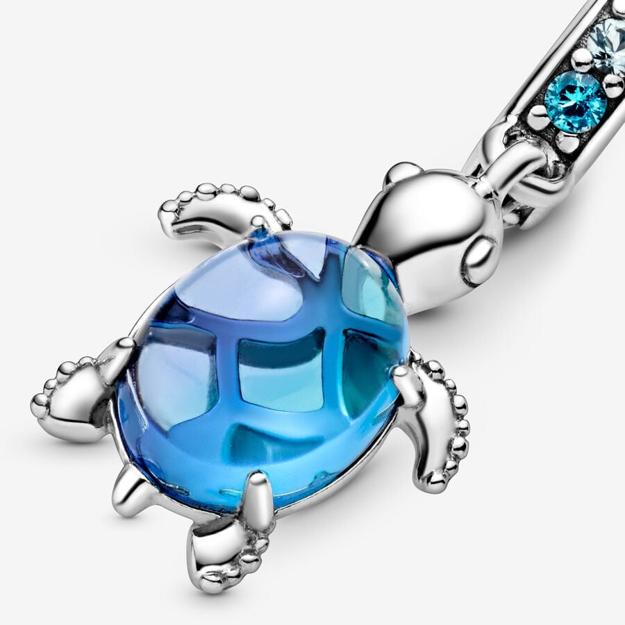 Charm Colgante Tortuga Azul