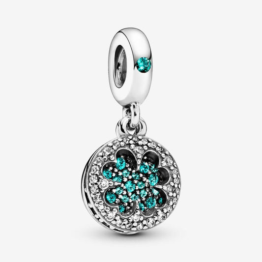 Charm Colgante Trebol Brillante