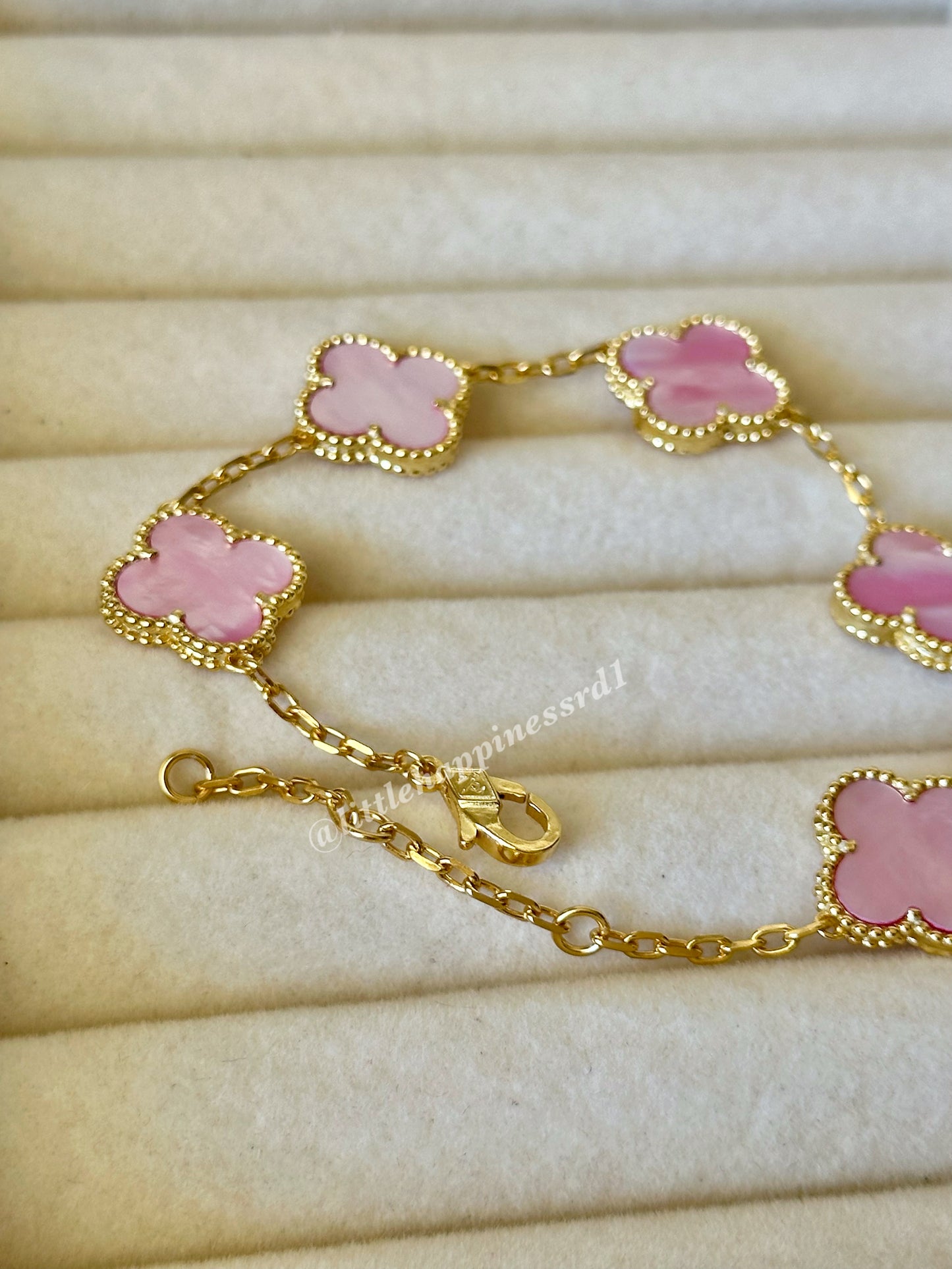 Pulsera Tréboles Rosa