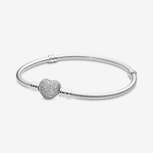 Pulsera Moments con Cierre Corazón Pavé