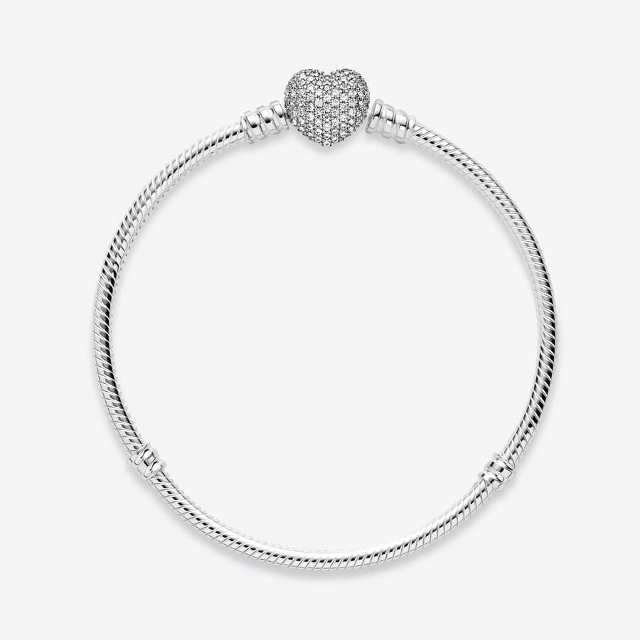 Pulsera Moments con Cierre Corazón Pavé